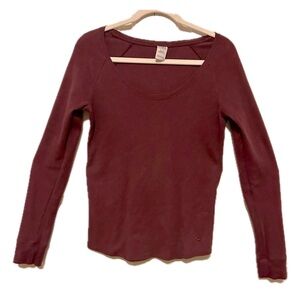 PINK Victoria's Secret Burgundy top